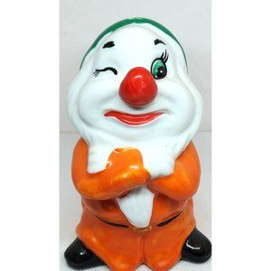 Painted Mini Piggy Bank - Collectible Novelty Shelf Sitter for Home Decor - Rare